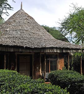 Htte in der Amboseli Sopa Lodge