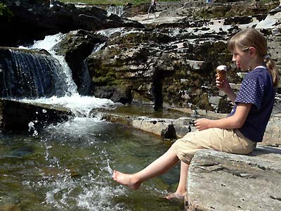Tvindefoss und Kathrin