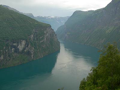 Geiranger vom Adlerblick aus