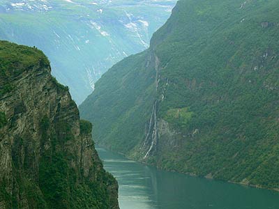 Geiranger mit den sieben Schwestern