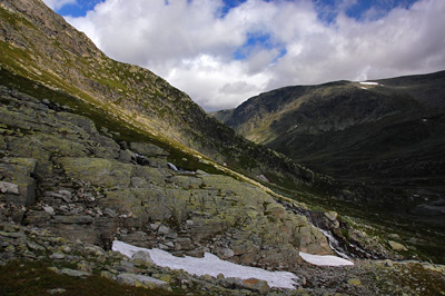 Blick ins Tal hinauf